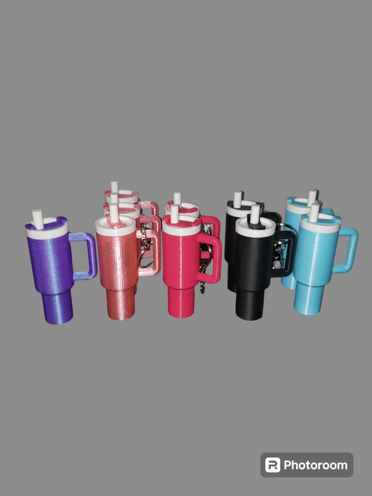 Tumbler keychains Removeable lid